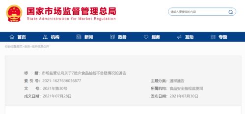 7批次食品抽檢不合格 包括雨前茶 冷凍食品